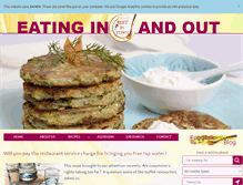 Tablet Screenshot of eatinginandout.com